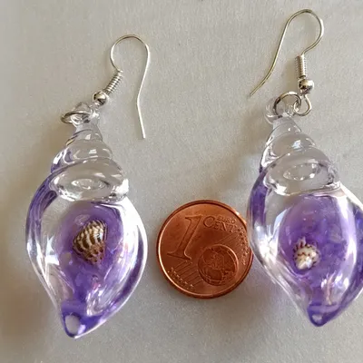 Boucles d'oreilles coquillage 